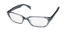 NEW VERA WANG V170 EYEGLASS FRAME 53-16-140 WOMENS PLASTIC FULL-RIM GRAY MI CAT