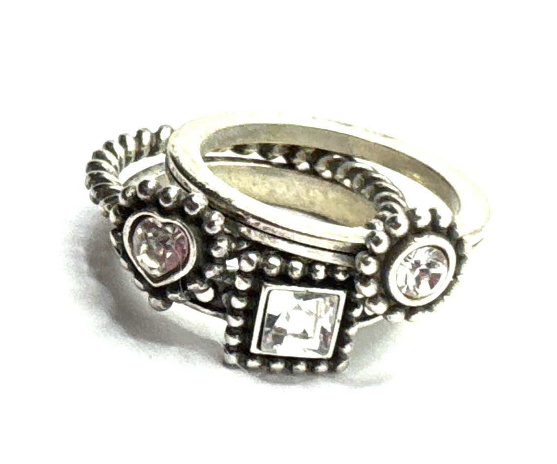 Brighton Monte Carlo Twinkle Stackable Thin Silve… - image 1