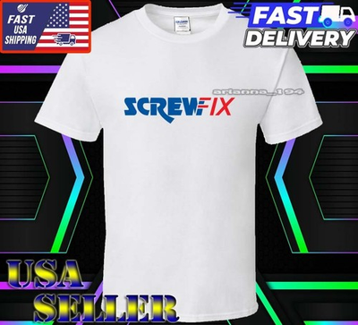 #ad New Shirt ScrewFix Logo T Shirt Funny American Usa Unisex Size S 5XL $21.99