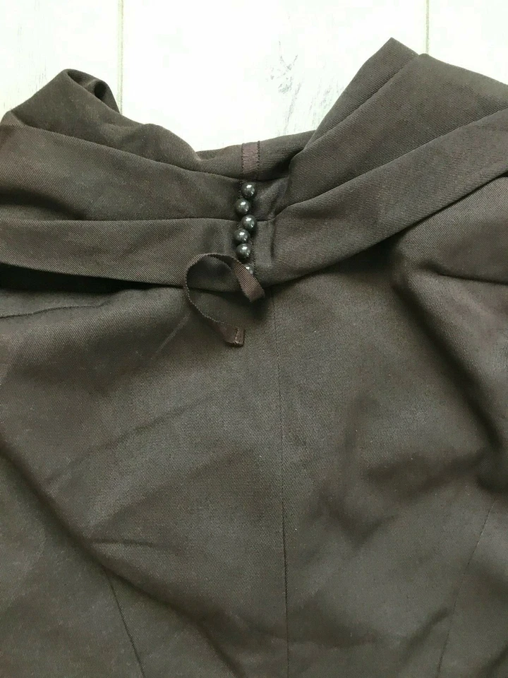 NWT Women's Chocolate Brown Cropped Half-Jacket by Arden B with Size S - Image 4 of 4