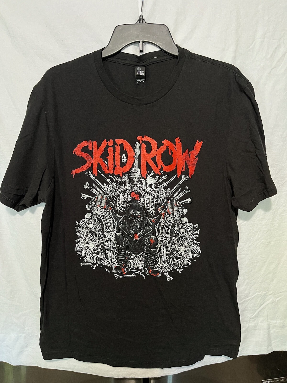 FILA T shirt vintage Skid Row Monkey Business Concert taglia grande buone condizioni