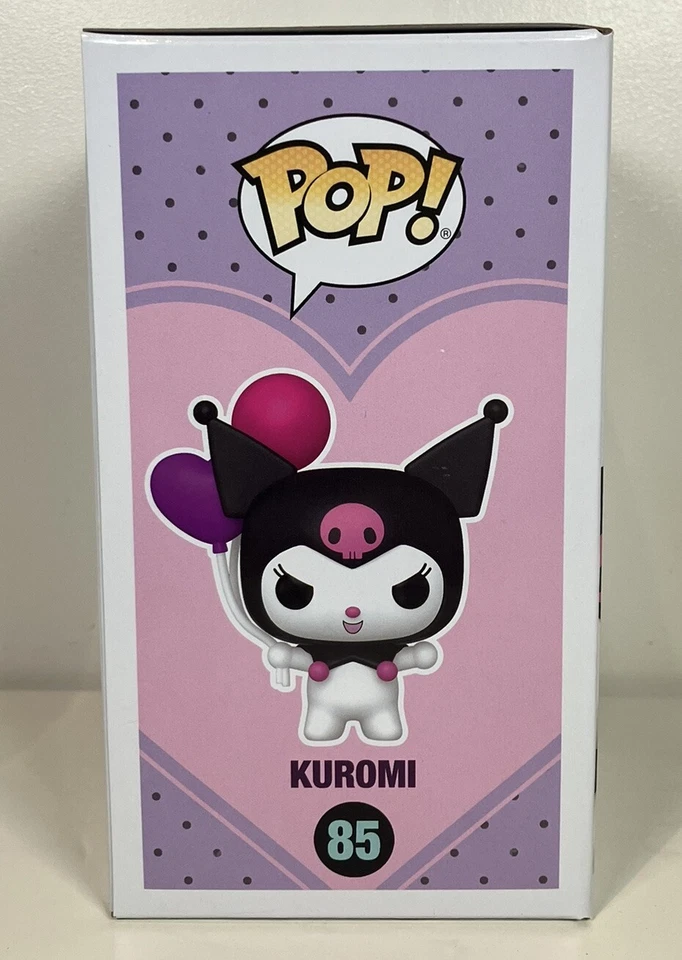 Sanrio #85 Kuromi con globo Funko Pop exclusivo! Pegatina SE como nueva Foto 3 de 4