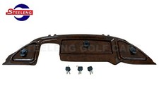Club Car Precedent Golf Cart Wood Grain Dash Panel Locking Glove Box 2004-2008