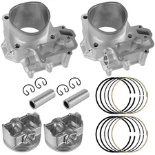 Front Rear Cylinder Piston Ring fits Kawasaki Brute Force 750 KVF750 05-11 85 mm