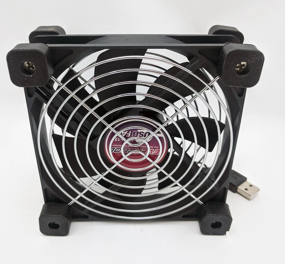 Evercool 120mm USB Powered NUC, Router, Amplifier, Console 2-Speed Cooling Fan - Image 4 of 4