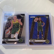 2024 WNBA Prizm Nika Muhl Rookie Blue Pulsar & Base Lot Of 2 Seattle Storm