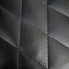 VViViD Bycast65 Black Quilted Diamond Padded Marine Vinyl Roll 1.5ftx54"