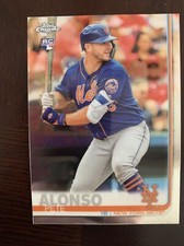 2019 Topps Chrome #204 Pete Alonso Rookie New York Mets  RC 