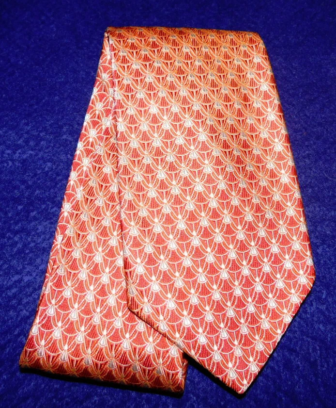 CORBATA GEOMÉTRICA IKE BEHAR HECHA EN EE. UU. ROJA/AZUL CLARO/BLANCA - CORBATAS - CORBATAS PARA EL CUELLO. Foto 2 de 3