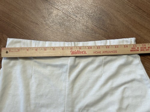 Vtg The Avenue 80s Pull On Stirrup Pants Women's 18/20 White Cotton Tapered Leg - Picture 5 of 11