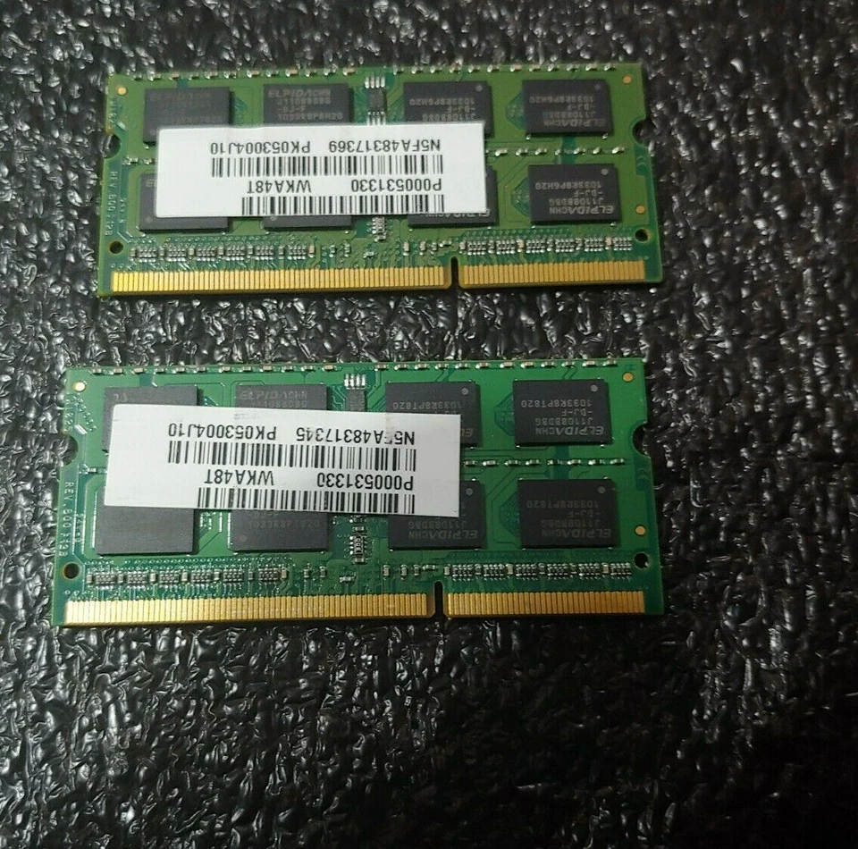 Kingston 2 GB 1066 MHz PC3-8500 Dual Rank DDR3 Laptop SODIMM (TSB1066D3S7DR8/2G) - Image 2 of 2