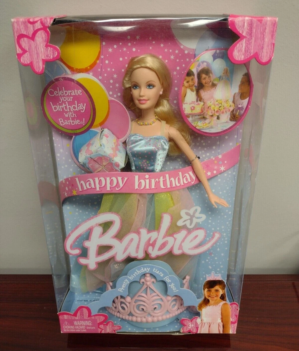 Mattel Barbie 2005 Year Manufactured Happy Birthday Barbie Dolls