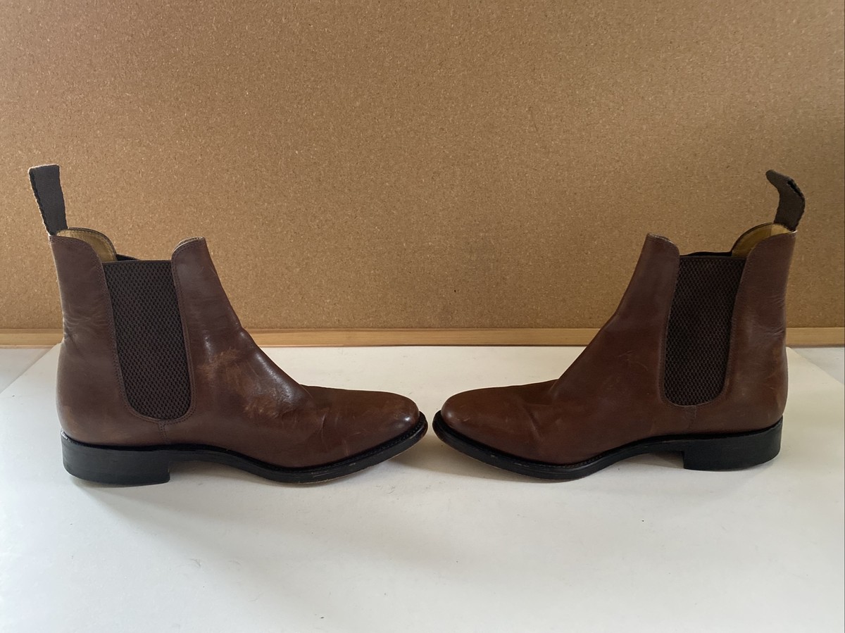 Charles Tyrwhitt Tan Suede Chelsea Boots Leather Chelsea Boots - Chestnut Brown | Charles Tyrwhitt EU main image 3