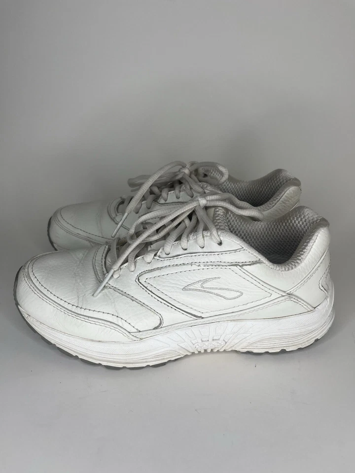 brooks dyad women's Shoes Lace Up Sneakers Women Size 39 US 8M White Leather - Image 3 of 4