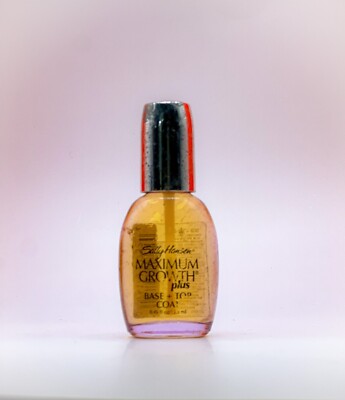 Sally Hansen Maximum Growth Plus Base -#-01-+ Top Coat, Lot of 2
