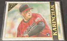 2020 Topps Gallery James Karinchak RC Base - #110 - Indians