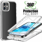 Case For iPhone 16 14 13 12 15 Pro Max 11 X 8 360 Shockproof Silicone Full Cover