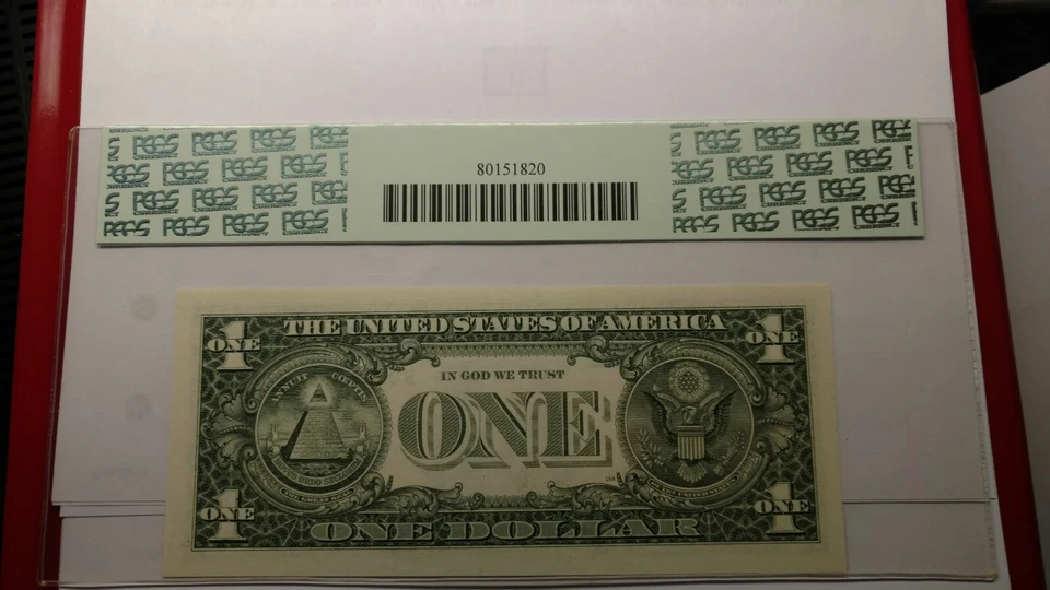 Fr.1924-B* 1999 $1 Star Note Federal Reserve Note Gem New PCGS 66PPQ. - Image 4 of 4