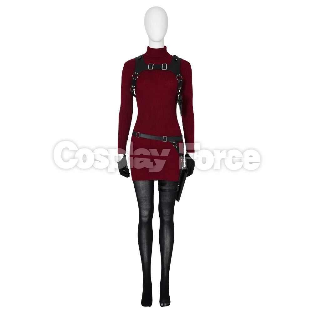 Filme Resident Evil 4 Cosplay Traje para Mulheres, Ada Wong