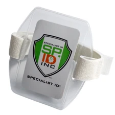 Armband ID Badge Holder - Adjustable for Arm Ski Pass Season Lift Ticket