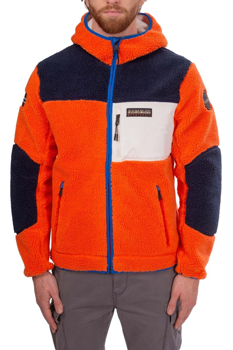 Full Zip Fleece Hoodie Pile Yupik Hood NAPAPIJRI Felpa Uomo Yupik