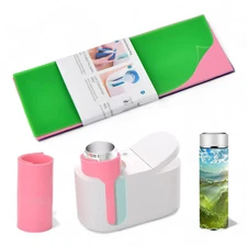 SubliWrap Trio: Vibrant Silicone Wraps for Sublimation Tumblers & Mugs - 3 Pcs,