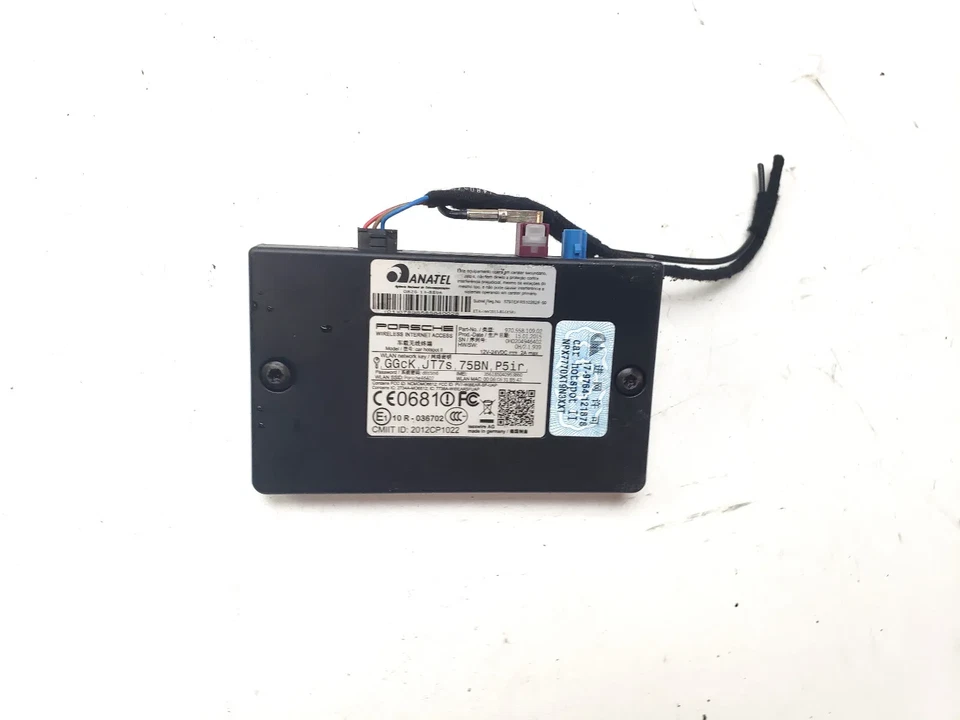 PORSCHE CAYENNE 958 MK2 2015 WIRELESS INTERNET ACCESS CAR HOT SPOT CONTROL ECU - Image 2 of 4