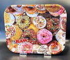 <!--F#f_0-->Raw Doughnuts Metal Rolling Tray - Large 14