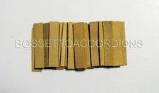 Accordion REED LEATHER LEATHERS VALVES SET OF 36 Size 7 Ventile für Akkordeons