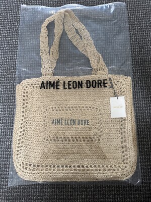 【新品】Aime Leon Dore Crochet Tote Bag Navy 中古・古着通販】Aime Leon Dore (エメ レオン ドレ) Crochet Tote Bag