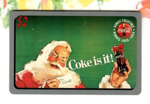 Carte téléphonique SPRINT Coca-Cola, Coke is it, Père Noël (1995) (0 $ - EXPIRÉE) - Photo 1/2