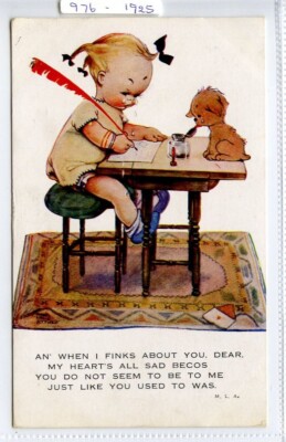(KLj3314) An When I Finks About You Dear, 1926 gebraucht Mabel Lucie Attwell