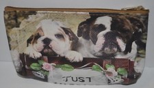 Bulldog Dog Doggy Puppy Pup Coin Purse Pouch Wallet NEW