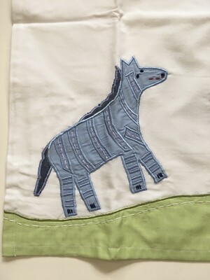 Pottery Barn Kids A to Z Valances Pole Pocket 18 x 44 Sheep SET OF