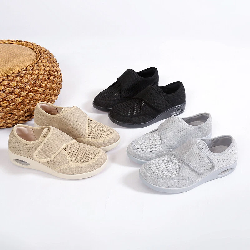 Womens Ortho Stretch Cushion Sneakers Orthopedic Diabetic Running Walking Shoes - Image 4 of 4