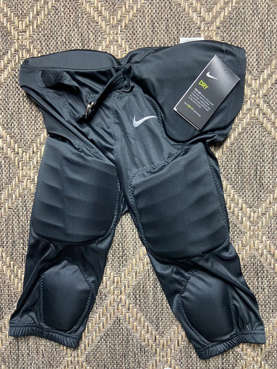 NIKE Big Kids Recruit 3.0 Football Pants Black White 908749 010 Medium New