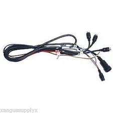 CabCAM HNS13P 13 Pin Wire Harness with Jack for AC/cigarette lighter/DC adapter 