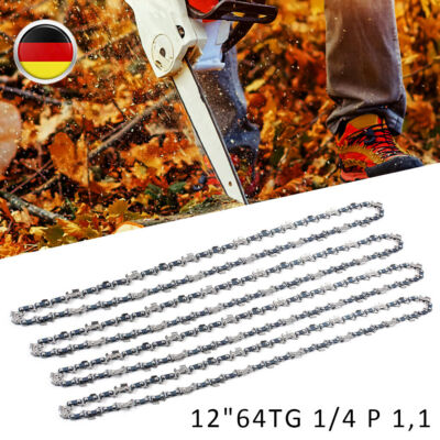 4X Sägekette 30cm 1/4'' / 1,1 / 64 TG 71PM3 Stihl Picco Micro3, 3670 000 0064,MSA