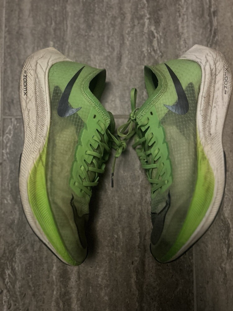 Nike ZoomX Vaporfly NEXT% Electric Green Mens Running Shoes Size 9.5