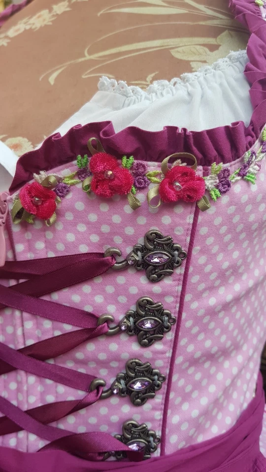 ☆Krüger Madl☆ Zauberhaftes Dirndl Gr 36 S Wasen~Oktoberfest~Motto Neuwertig - Bild 4 von 4