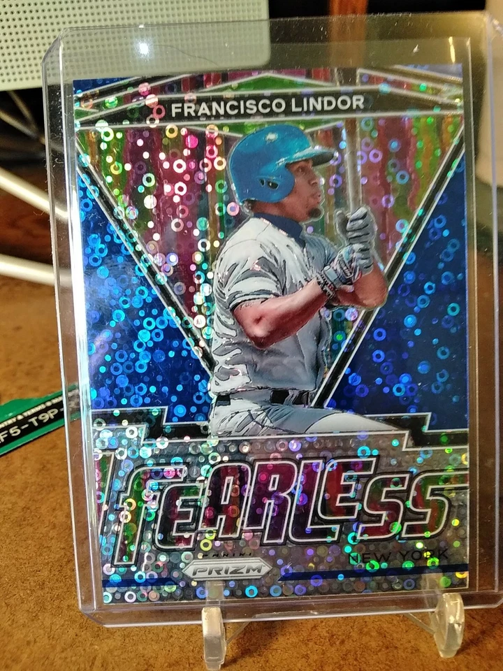 Francisco Lindor 2021 Panini Prizm /199 Blue Mets - Image 2 of 4