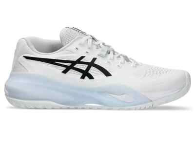 ASICS GEL-RESOLUTION X AC 1041A481 100 White Black Tennis Shoes | eBay