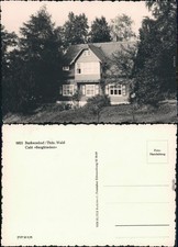 Ansichtskarte Burkersdorf-Saalfelder Höhe Café Bergfrieden 1968