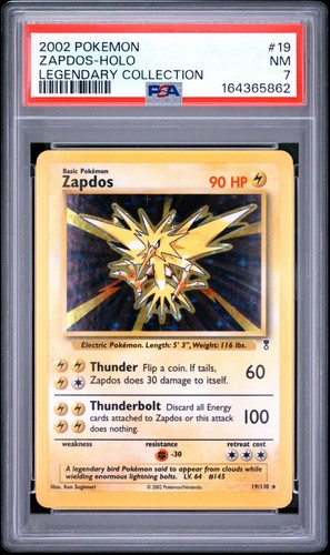 Zapdos graded PSA 7 for sale on eBay