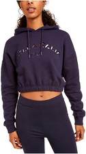 Fila Womens Dana Logo Cropped Hoodie Size S Fila Womens Dana Logo Cropped Hoodie Size S