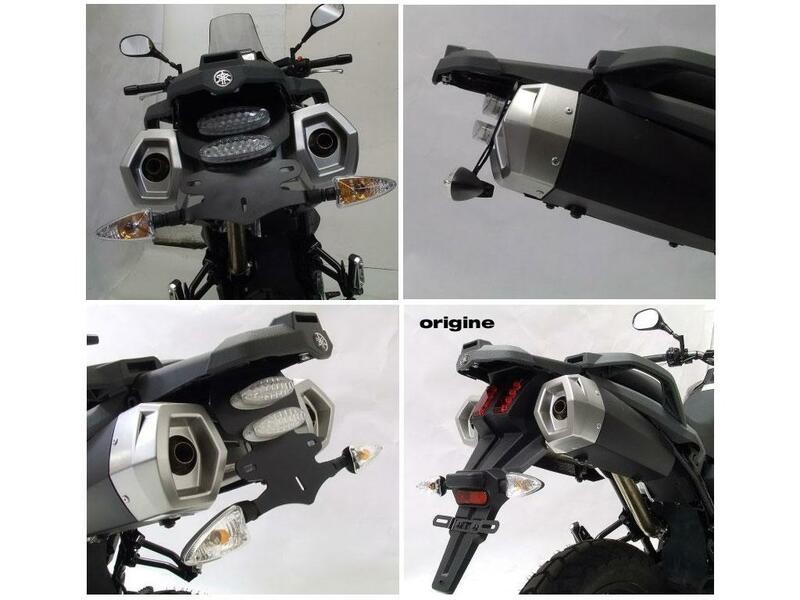 Support R&G noir Yamaha XT660Z Ténéré pour un look épuré en trail riding