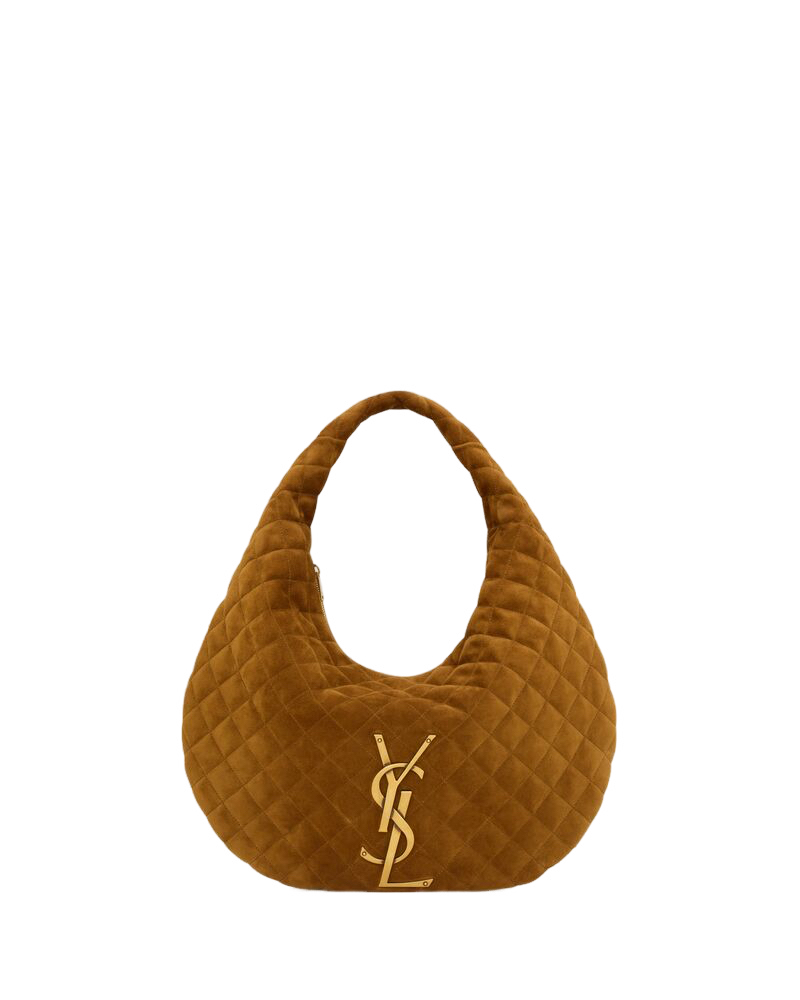 Saint Laurent Icare $4500 Caramel Cognac Hobo Bag New & Authentic