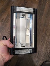 Zilla Reptile Terrarium Enclosure Mini Heat  UVB Light Fixture, Black