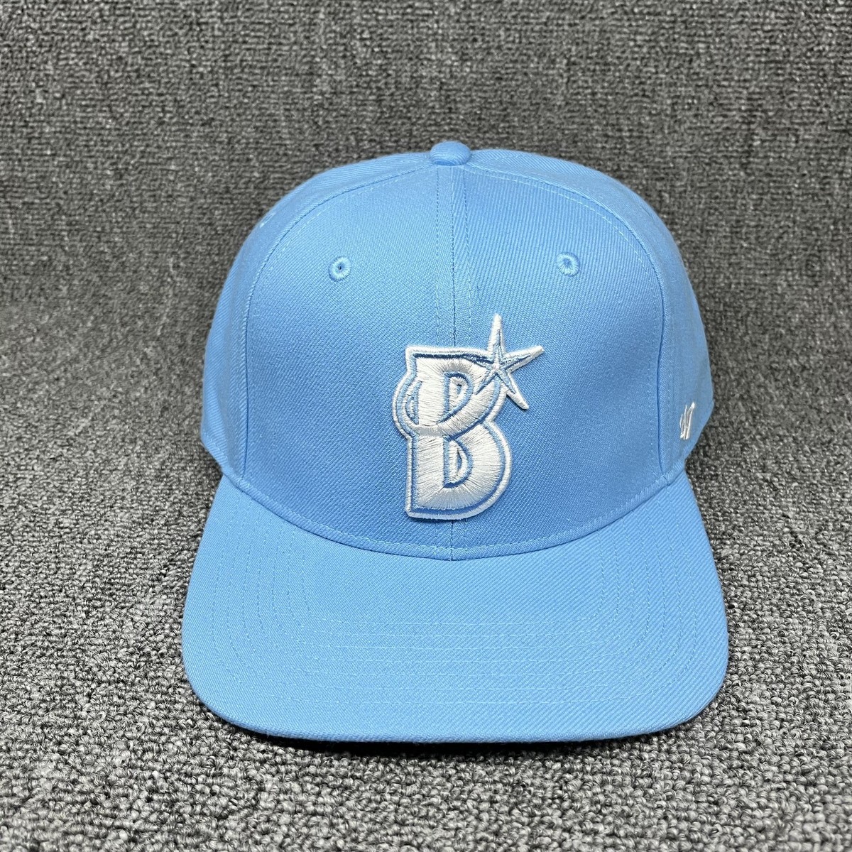 '47 Brand Brooklyn Dodgers B Star Logo Light Blue Captain Snapback Hat MLB Cap