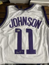Keyontae Johnson Auto Kansas State White Jersey Beckett Witnessed Signed Thunder